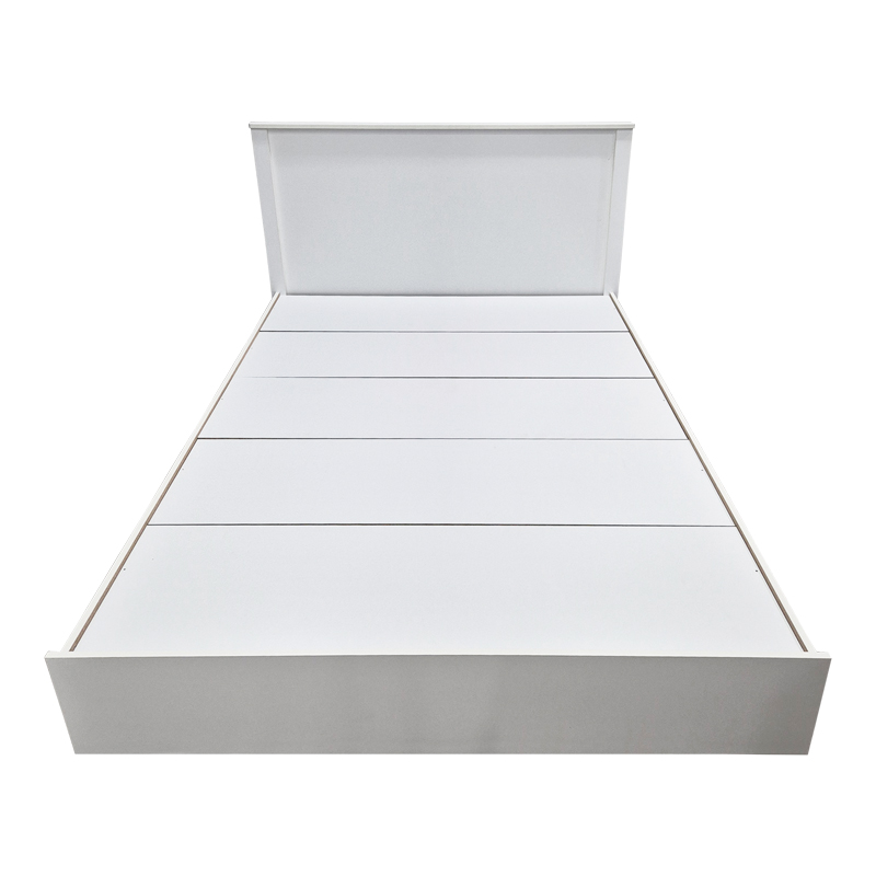 Athos pakoworld bed in white shade 140x200 cm