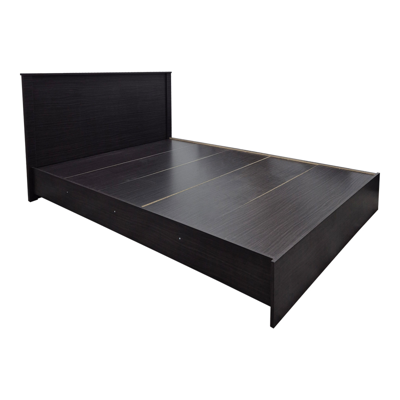 Athos pakoworld bed in wenge shade 140x200 cm