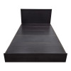 Athos pakoworld bed in wenge shade 140x200 cm