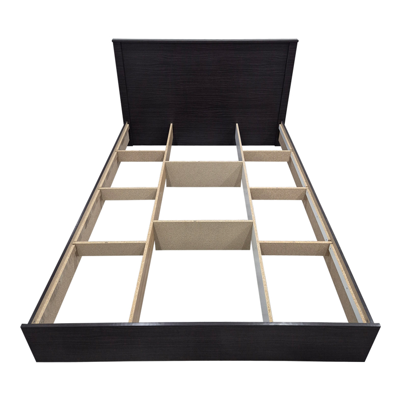 Athos pakoworld bed in wenge shade 140x200 cm