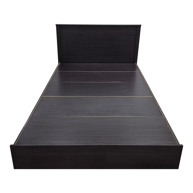 Athos pakoworld bed in wenge shade 140x200 cm