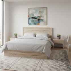 Athos pakoworld bed in sonoma shade 160x200 cm