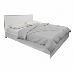Athos pakoworld bed in white shade 160x200 cm