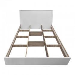 Athos pakoworld bed in white shade 160x200 cm