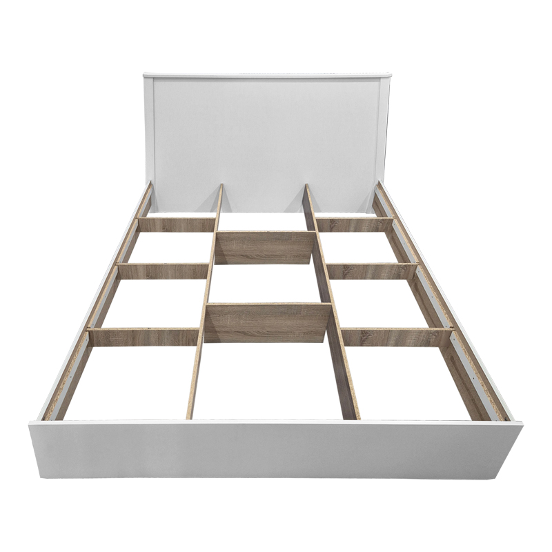 Athos pakoworld bed in white shade 160x200 cm