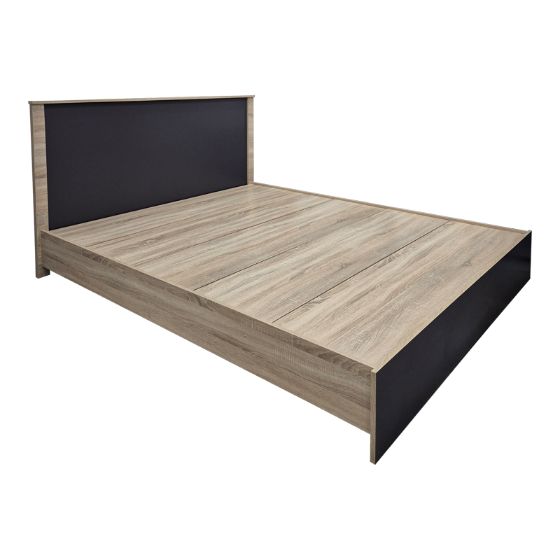 Athos pakoworld bed in sonoma -anthracite shade 160x200 cm