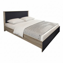 Athos pakoworld bed in sonoma -anthracite shade 160x200 cm