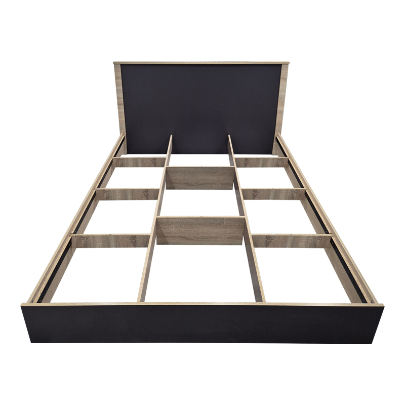 Athos pakoworld bed in sonoma -anthracite shade 160x200 cm