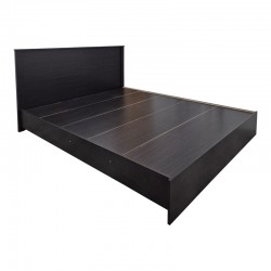 Athos pakoworld bed in wenge shade 160x200 cm