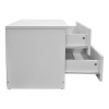 Athos pakoworld bedside tables in white shade 48x40x41.5cm