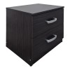 Athos pakoworld bedside tables in wenge shade 48x40x41.5cm