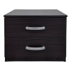 Athos pakoworld bedside tables in wenge shade 48x40x41.5cm