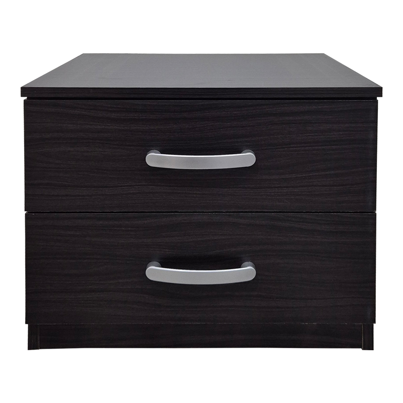 Athos pakoworld bedside tables in wenge shade 48x40x41.5cm