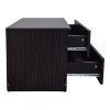 Athos pakoworld bedside tables in wenge shade 48x40x41.5cm