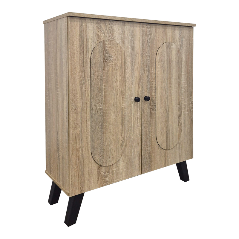 Shoe rack-cabinet Cathi pakoworld sonoma 80x34x95cm