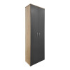 Shoe rack-wardrobe Racka pakoworld sonoma-anthracite 58x34x186cm