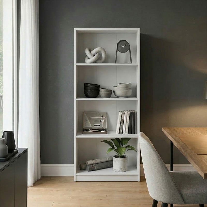 Kendy pakoworld bookcase white 60x30x167cm