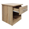Bedy pakoworld bedside table sonoma 40x34x42cm