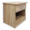 Bedy pakoworld bedside table sonoma 40x34x42cm
