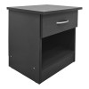 Bedy pakoworld bedside table anthracite 40x34x42cm
