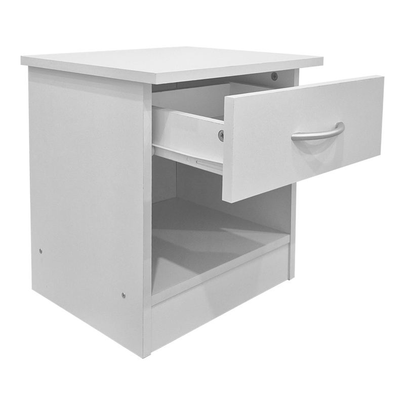 Bedy pakoworld bedside table white 40x34x42cm