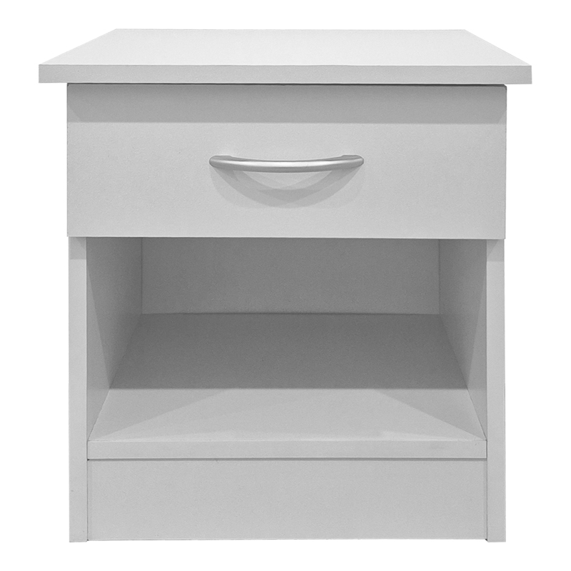 Bedy pakoworld bedside table white 40x34x42cm