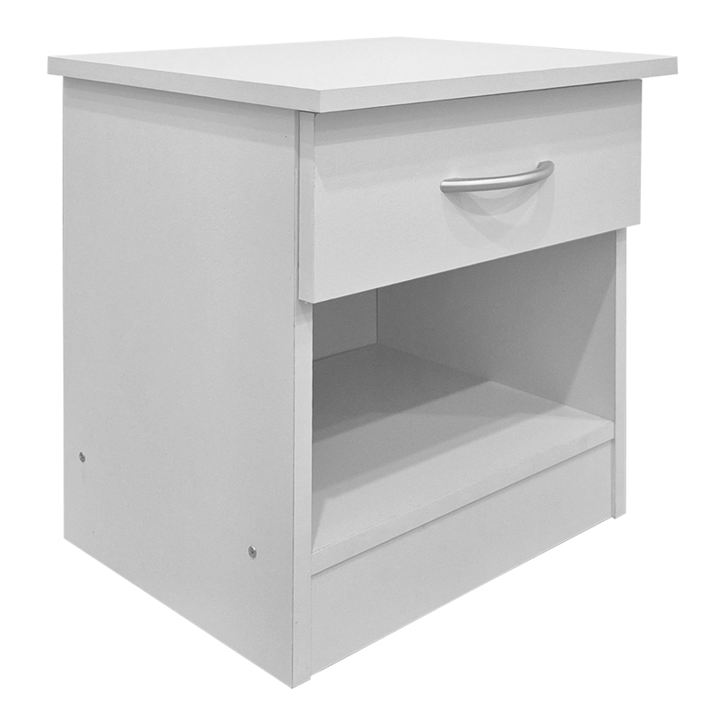 Bedy pakoworld bedside table white 40x34x42cm