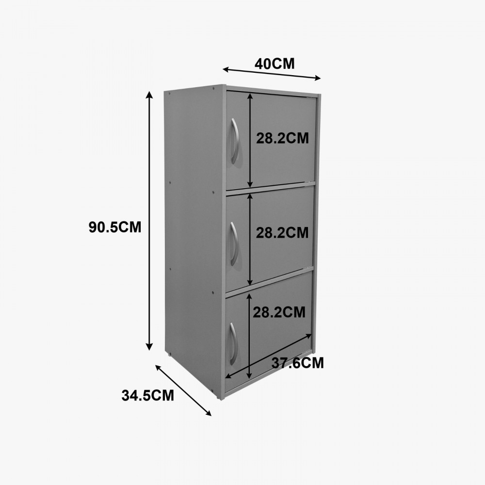 Soline pakoworld column cabinet sonoma 40x34.5x90.5cm