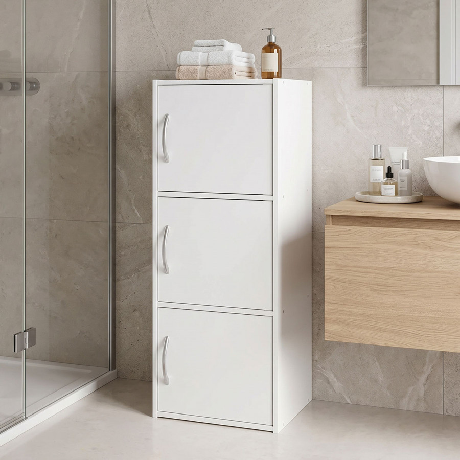 Soline pakoworld column cabinet white 40x34.5x90.5cm