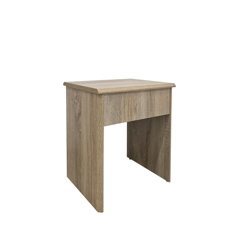 Larnia pakoworld dressing table with mirror and stool sonoma 65x40x142cm