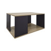 Zelegan pakoworld coffee table sonoma-anthracite 90x90x44.5cm