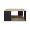 Zelegan pakoworld coffee table sonoma-anthracite 90x90x44.5cm