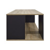 Zelegan pakoworld coffee table sonoma-anthracite 90x90x44.5cm