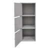 Wirdia pakoworld column cabinet light grey 30.5x24x71.5cm