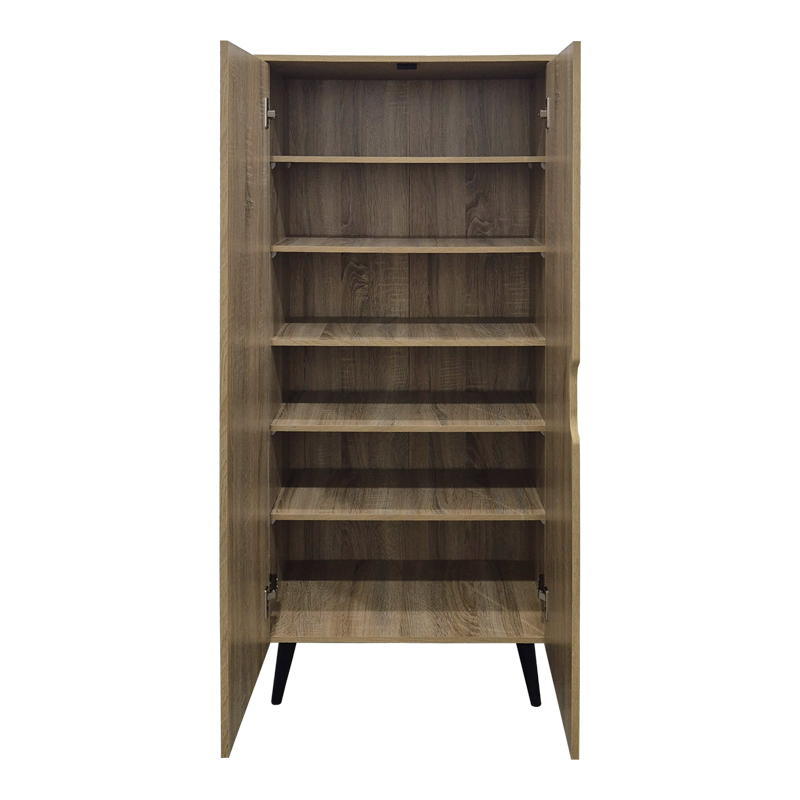 Oufelia pakoworld shoe cabinet sonoma 60x32.5x134.5cm