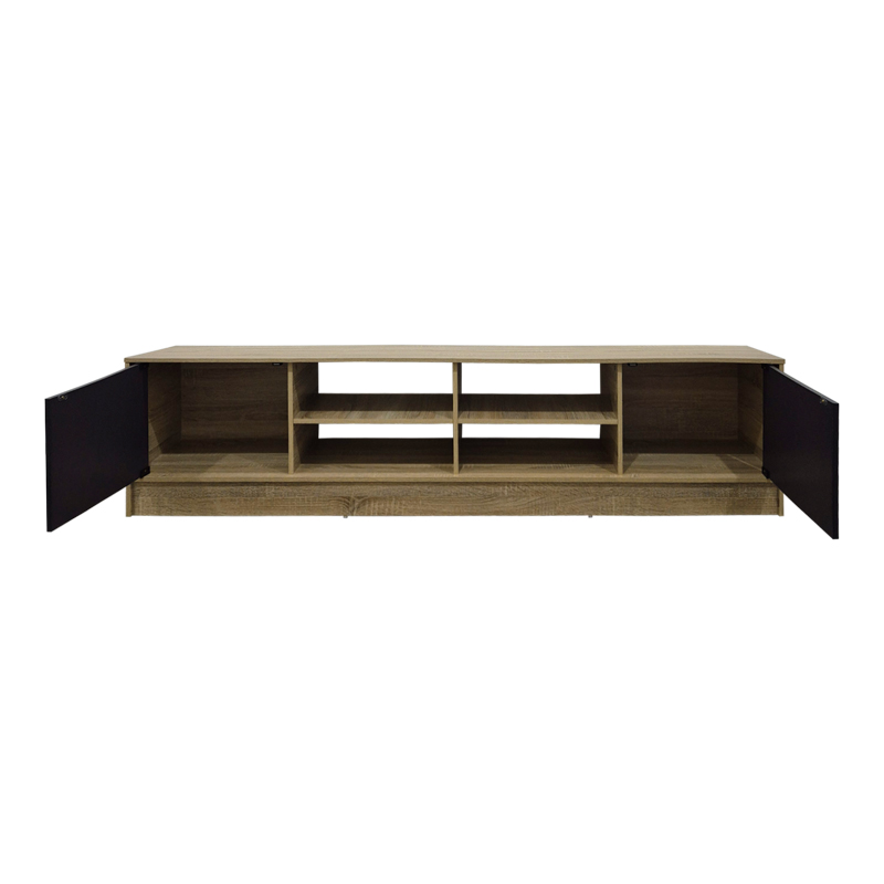 Tivia pakoworld TV cabinet sonoma-anthracite 180x35x41.5cm