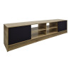 Tivia pakoworld TV cabinet sonoma-anthracite 180x35x41.5cm