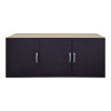 Alvia pakoworld sonoma-anthracite three-leaf wardrobe 150x51x60cm