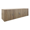 Alvia pakoworld four-leaf wardrobe loft sonoma 200x51x60cm