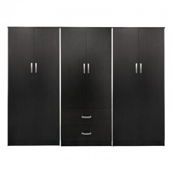 Ντουλάπα εξάφυλλη Lego Ι pakoworld wenge 240x42x180εκ