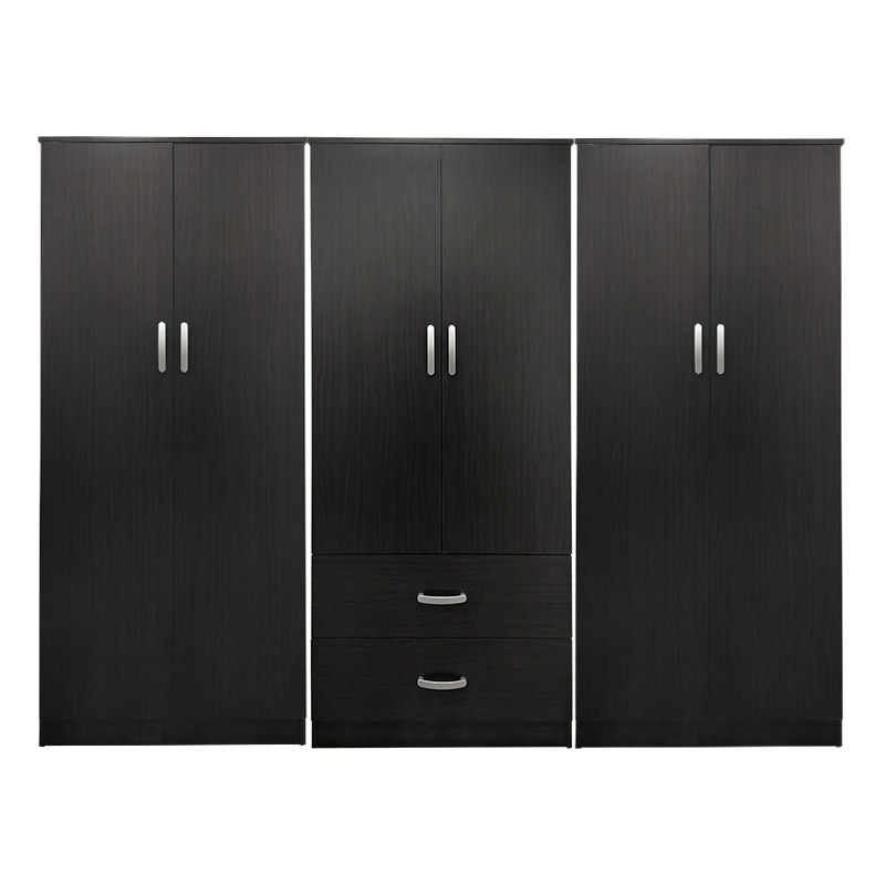 Ντουλάπα εξάφυλλη Lego Ι pakoworld wenge 240x42x180εκ