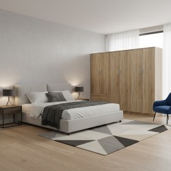 Ντουλάπα εξάφυλλη Lego I pakoworld sonoma 240x42x180εκ