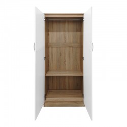 Four-leaf wardrobe Lego pakoworld sonoma-white 160x42x180cm