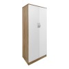 Lego II six-door wardrobe pakoworld sonoma-white 240x42x180cm