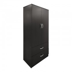 Lego pakoworld six-door wardrobe with loft, wenge, 240x42x240cm