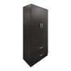 Five-door wardrobe with loft Lego pakoworld wenge 170x42x240cm