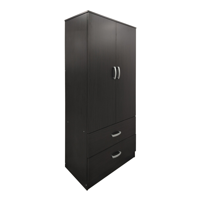 Five-door wardrobe with loft Lego pakoworld wenge 170x42x240cm