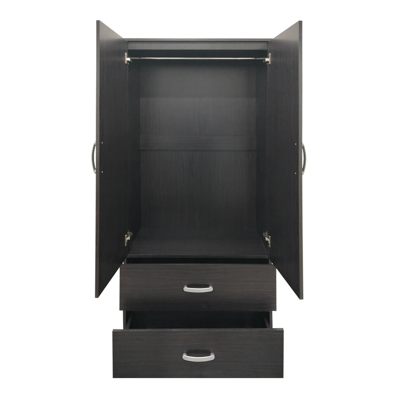 Five-door wardrobe with loft Lego pakoworld wenge 170x42x240cm