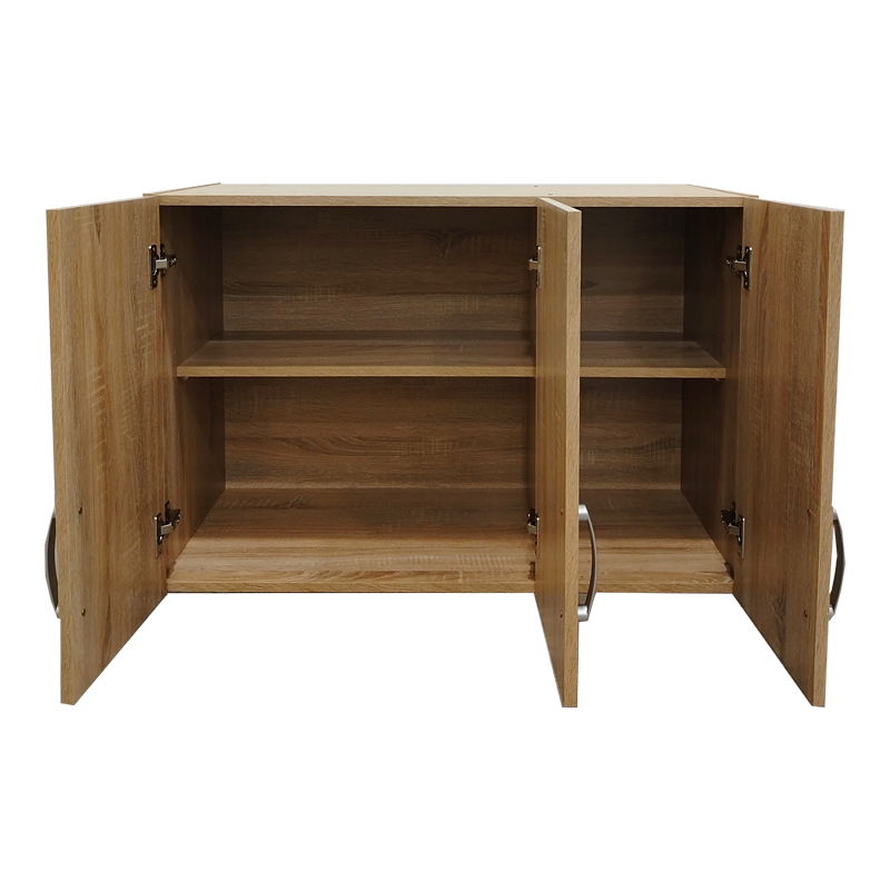 Ντουλάπα πεντάφυλλη με πατάρι Lego I pakoworld sonoma 170x42x240εκ