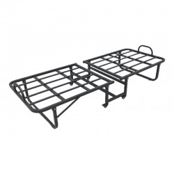 Kamu pakoworld bunk bed with 10cm mattress black 75x190cm